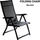 Heavy Duty Durable Adjustable Reclining Folding Chair Outdoor Indoor Garden Pool (1)
