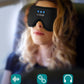 LC-dolida Sleep Mask with Bluetooth Headphones,Sleep Headphones Bluetooth Sleep Mask 3D Sleeping Headphones for Side Sleepers Best Gift and Travel Essential (Elegant Black)