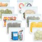 (re) zip 10-Pack Reusable Sandwich Lunch Bags | BPA-Free, Food Grade, Leakproof, Freezer Safe, Dishwasher Safe, Travel Friendly | 3.5 Cup / 28-Ounce | Clear