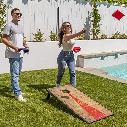 4 x 2 ft Rustic Design Cornhole Game Set