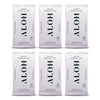 ALŌH Lavender Rosewood + Aloe Sanitizing Hand Wipes - Clean Hands, Clear Mind - On The Go Hand Sanitizer Wipes for Kids and Adults - Travel Size 6 Pack, 20ct (120 wipe)