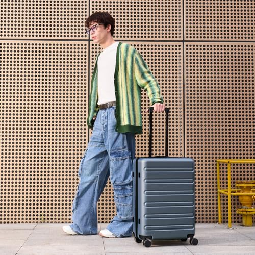 Medium Checked Luggage 24 Inch