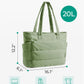 BAGSMART Tote Bag for Women, Lightweight Puffy Tote Bag with Compartments Shoulder Bag Handbag for Travel, Work, Gym,
