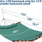 TegerDeger 12FT 2 Person Hammock Large Hammock 450LB Capacity with V Shaped Hardwood Spreader Bar & Nylon Rope for Outside, Patio, Garden, Backyard, Beach, Poolside - Lake Blue