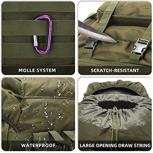 70L Camping Hiking Backpack Tactical Backpack Military Molle Rucksack Backpack for Outdoor