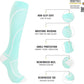Compression Socks for Women Men Circulation Knee High 8 Pairs for Nurses, Running, Travel, Athletic