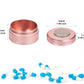 Metal Pill Container Pill Case - Waterproof Pill Box for Daily Travel, Single Pill Hplder for Pocket Purse, Portable Medicine Organizer, Ideal for Medication Fish Oils, Unique Gift Pink