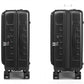 Expandable Lightweight PC Hard Shell Suitcase, 24-inch Luggage with TSA Lock, Top Opening & Cup Holder - Ideal for Business Travel Suitcase (Black, Checked-Medium 24-Inch)