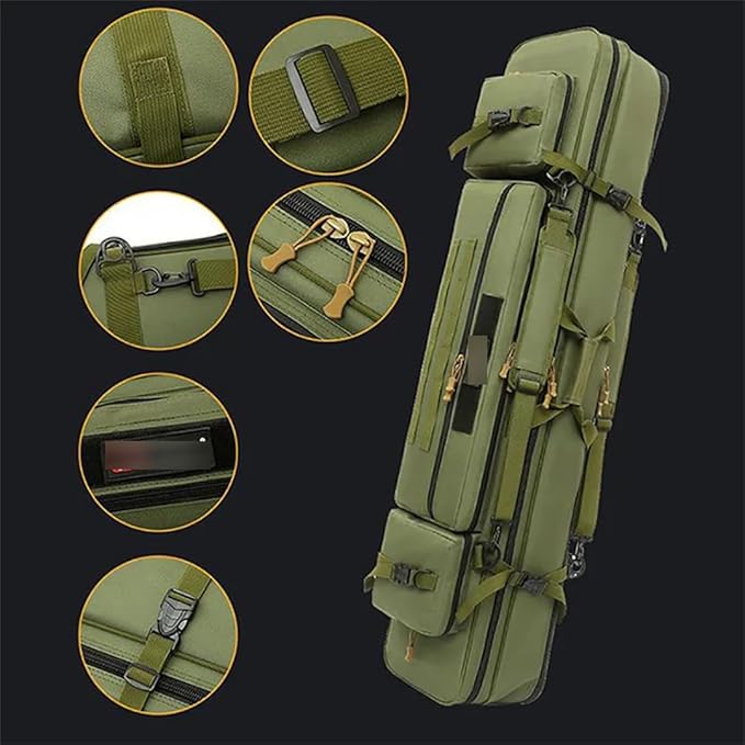 Suwequest 70CM-130CM Multifunctional Waterproof Bags Large Fishing Reel Gear Outdoor Fishing Rod Bag Storage Case