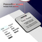 （2-Pack） Stainless Steel Custom Luggage Tags - Laser Engraved Personalized Travel Tags - Custom Name Identification Tags: for Suitcases, Backpacks, Bags and More (Silver)