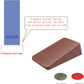 Premium Rubber Door Stop - Large Door Stopper Wedge,Anti-Slip Design, Automatically Fixed,Works On All Floor Types and Carpet Heavy Duty Door (2 Pack, Brown)…
