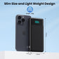 Portable Charger for iPhone with Built in Cables and Wall Plug,Upgraded 13800mAh Fast Charging USB C Power Bank,4 Outputs Travel Essential Battery Pack Compatible with iPhone 16/15/14,Samsung,Android