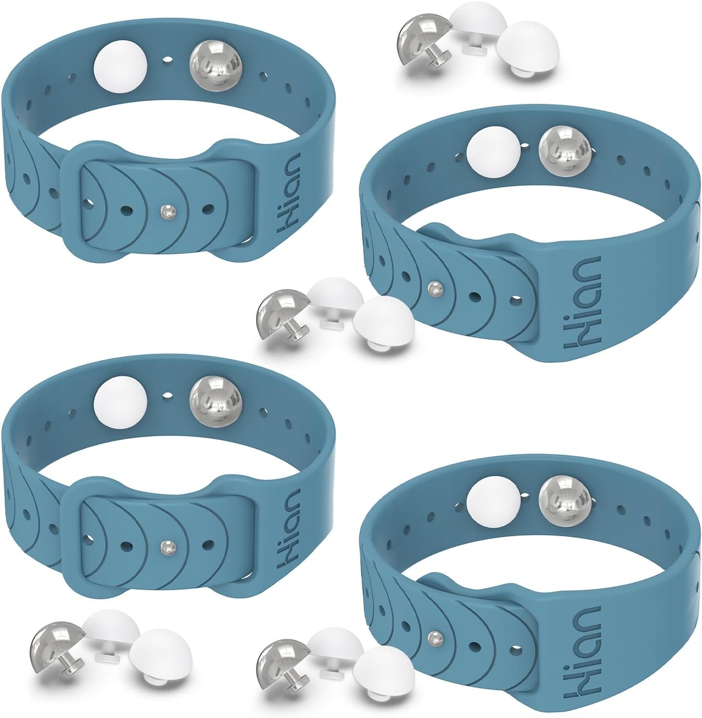 Motion Sickness Bands Anti Nausea Acupressure Wristband Sea Sickness Wristbands Nausea Bands Natural Relief Motion & Morning Sickness -（2 Pairs Blue）