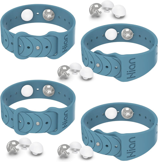Motion Sickness Bands Anti Nausea Acupressure Wristband Sea Sickness Wristbands Nausea Bands Natural Relief Motion & Morning Sickness -（2 Pairs Blue）