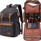 Camera backpack ; Professional UAV Camera bag ;Backpack Large Capacity Photography Canvas backpack camera bag（grey）