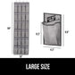 GORILLA GRIP Over the Door Shoe Organizer, 2 Pack, 24 Breathable Mesh Pockets, Space Saving Hanging Storage Holder, Closet Rack Hanger Holds Up to 40 lbs, Hangs on Closets, Shoes, Accessories, Gray