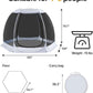 Alvantor Pop Up Screen House Gazebo with Mosquito Netting, Instant UV Resistant Sun Shelter for Patio & Backyard, Portable Canopy Tent for 2-10 Person