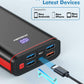 Ayeway Battery Pack USB C Portable Charger PD 20W Fast Charging 26800mAh Power Bank with 5 Ports Output,External Battery Phone Charger for iPhone 13,14,15,MacBook,Samsung Galaxy,Gamepads,Travel,etc.