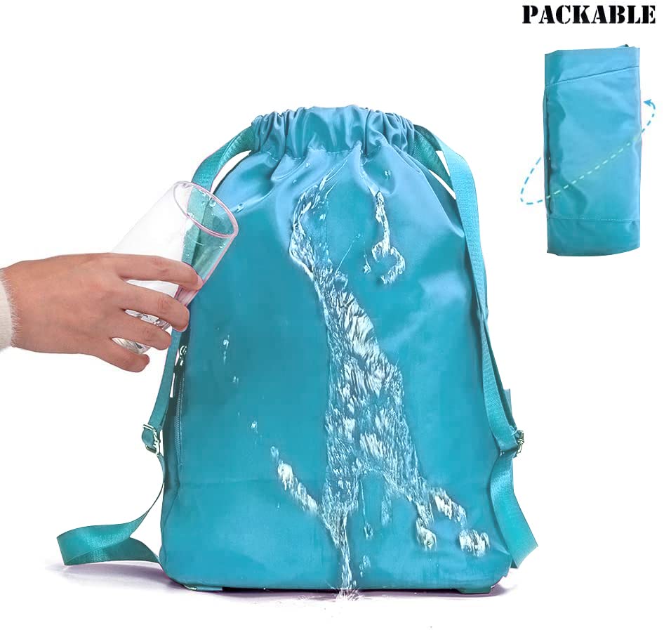 Waterproof Drawstring Gym Backpack Bag for Men & Women
