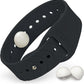 Nausea Relief Wristband for Motion and Sea Sickness | Anti-Nausea Acupressure Bands for Morning Sickness | Sea Bands for Motion Sickness Relief. (Inky Black)
