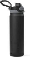 ZULU Powerfill Pro 24oz Stainless Steel Water Bottle with Quick Fill Lid, Triple Walled Vacuum Insulated Metal, Leak Proof Locking Lid, Sip and Chug, Reusable BPA Free, Black - Roamly