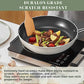 9pc Cookware Set Healthy Duralon Blue Ceramic Nonstick Coated