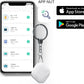 Key Finder, Bluetooth Tracker Item Locator with Key Chain for Keys Pet Wallets or Backpacks and Tablets, Batteries Include (White, 1 Pack)
