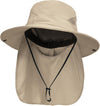 NPJY Sun Fishing Hats with Neck Flap for Men Women UV Sun Protection Bucket Hat