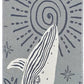 Sand Cloud Turkish Beach Towel - Sand Free - 100% Organic Turkish Cotton Yarn - Quick Dry Towel for Beach, Picnic, Blanket or Bath Towel - As Seen on Shark Tank - Marine Life (Mystical Whale)