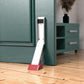 Door Stop, No Drill Door Stoppers - Kickdown Doorstop for Home, Glass Doors, & Outdoors, Easy to Install Doors with Self Adhesive Door Stopper, No Screw Flip Down Portable Door Stopper - White