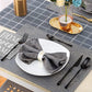 24 Piece Black Silverware Set for 6 (6 Count)