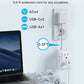 VINTAR Universal Travel Adapter Kit, 0.5ft Detachable Extension Cord with 4 AC Outlets & 3 USB(2 USB C), Type A/C/G/D/I/M International Power Adaptor for US to Europe UK India South Africa Japan