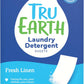 Tru Earth Eco-friendly, Biodegradable, Zero Waste, Cruelty-Free Laundry Detergent Sheets/Eco-Strips for Sensitive Skin, 32 Count (Up to 64 Loads), Fresh Linen Scent