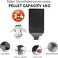 Large Outdoor Camping Cooking Stove with Oven Portable Hot Tent Stove with Pellet Bin Burner Chimney