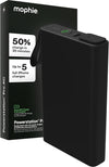 mophie powerstation pro AC (2023)-27,000 mAh External Battery compatbile With MacBook&iPad Portable PD battery with 100W of AC&60W USB-C Fast Charge integrated carry strap-USB-C cable included, Black - Roamly