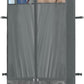 Zilink 60" Long Garment Bags for Travel Waterproof Dress Bags for Gowns Hanging Dress Bags for Closet Storage with Adjustable Handles and Stable Buckles for Dresses Suit Coats Tuxedos, Grey