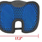 HEALTHMATE IN9115 Comfy Gel Coccyx Cushion Gel Seat Cushion for Long Sitting for Back, Sciatica and Tailbone Pain Relief, for Office Chair, Car, Wheelchair, Long Trips