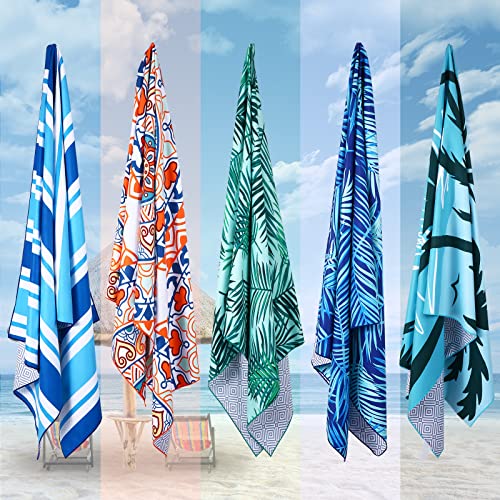 2 Pack Microfiber Beach Towel