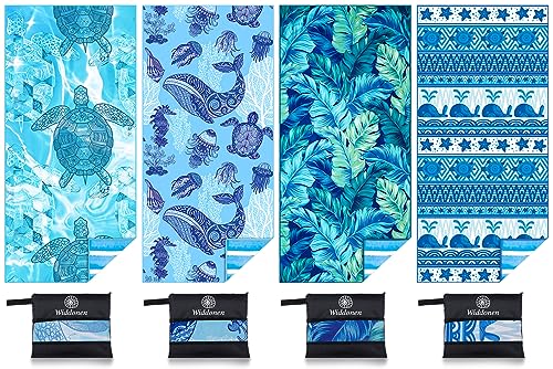 Microfiber Beach Towel (4 Count)