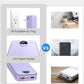 20000mAh Ultra-Portable-Charger-Power-Bank with Built in Cables&AC Wall Plug,PD20W USB-C Fast Charging Cell Phone Charger Battery Pack,LED Display Travel Battery Bank for All iPhone,Samsung,Android