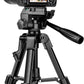 JOILCAN Mini Tripod for Camera, 25" Tabletop Camera Tripod, Portable Travel Tripod w/Phone & Tablet Holder, Lightweight Aluminum Tripods for DSLR Phone