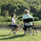 Extra Large Quick Folding Tripod Stool with Backrest Fishing Camping Chair with Carry Strap