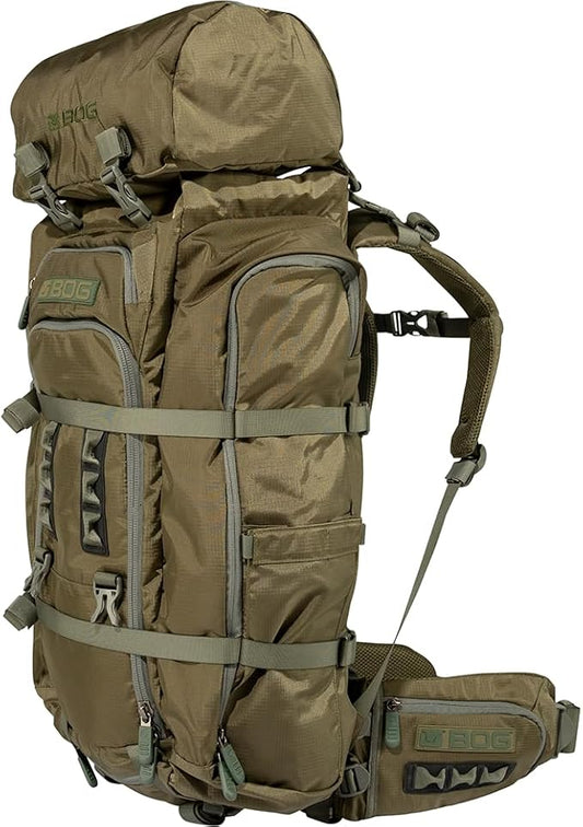 BOG Inception Backpack Frame and Helix Pack with Lightweight Design, YKK Zippers, Durable Build for Hunting, Backpacking