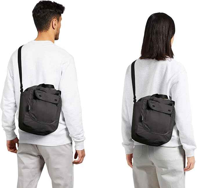 Bellroy Cinch Bucket Bag (compact 9 liter lightweight crossbody bag with external organization, internal zip pocket, adjustable shoulder strap, and adapts to be carried three ways) - Oat