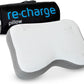 Travel pillow Re-Charge Intense with Activated Charcoal | Orthopedic cervical side sleeper pillow | Ergonomic memory foam against neck pain | Innovative Intense technology for deeper sleep
