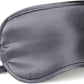 LULUSILK Mulberry Silk Sleep Eye Mask Blindfold with Elastic Strap Headband, Soft Eye Cover Eyeshade for Night Sleeping, Travel, Nap (Charcoal Gray)