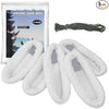 Game Bags Elk Hunting Meat Bags 5 Pack, 4 Pack 48" & 1 Pack 28" Stretchable and Reusable Rolled Heavy Duty Quarter Bags with Reflective Labels for Elk, Caribou, Deer, Moose, Antelope, Duck