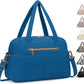 Travel Duffle Bag,Puffer Carry On Duffel Bag with Laptop Compartment Waterproof Overnight Weekender Bags for Women Large Hospital Tote Bags for Labor and Delivery(Large,Blue)