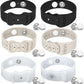 Motion Sickness Bands Anti Nausea Acupressure Wristband Sea Sickness Wristbands Nausea Bands-3Pairs-Black+Starlight+Transparent