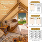 Inflatable Camping Tents 8-10 Person,129 Square Feets Large Inflatable Camping Tent with Stove Jack,Blow up Tent with Mesh Windows & Pump